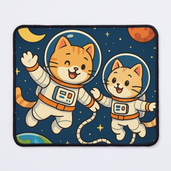 Item preview, Cosmo Cats – Cute Astronaut Kittens in Space designed and sold by KantaponEarth.