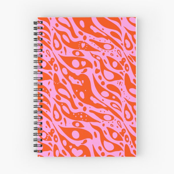 Item preview, Pink and Orange girly aesthetic colorful print designed and sold by marlenaki.