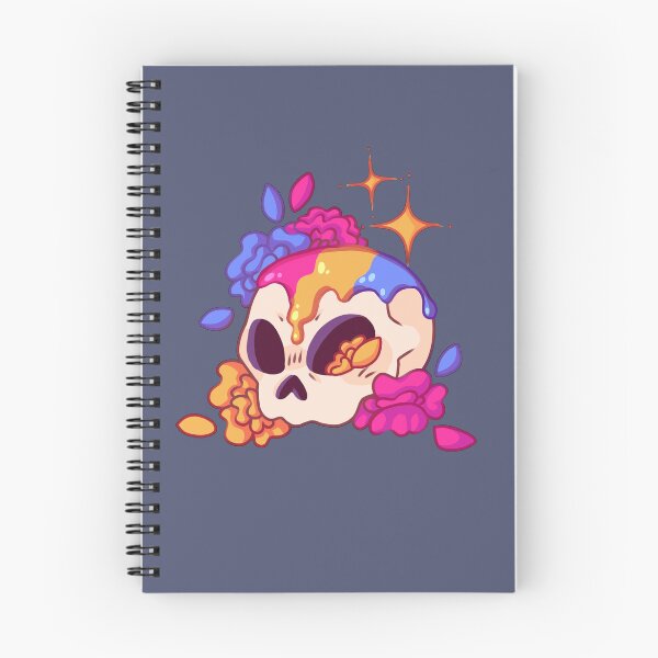 Item preview, Flower Skull Pansexual designed and sold by Nashi._.Murko.