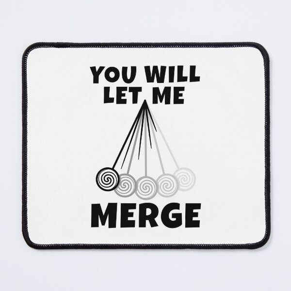 Item preview, You will let me merge Bumper Sticker Hypnosis designed and sold by wolfkin-design.