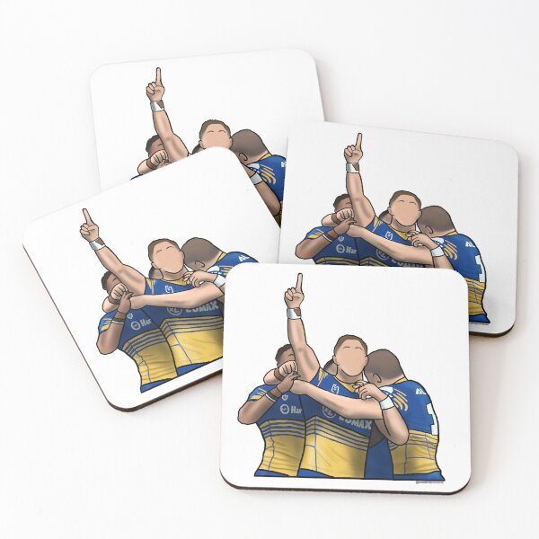 Item preview, PARRAMATTA EELS ZAC LOMAX NRL RUGBY LEAGUE TEAM CELEBRATION designed and sold by WoodenSpoonerss.