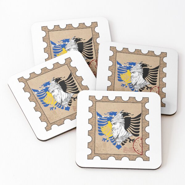 Item preview, Albania, Kosovo Postage Stamp  designed and sold by FarieArt.