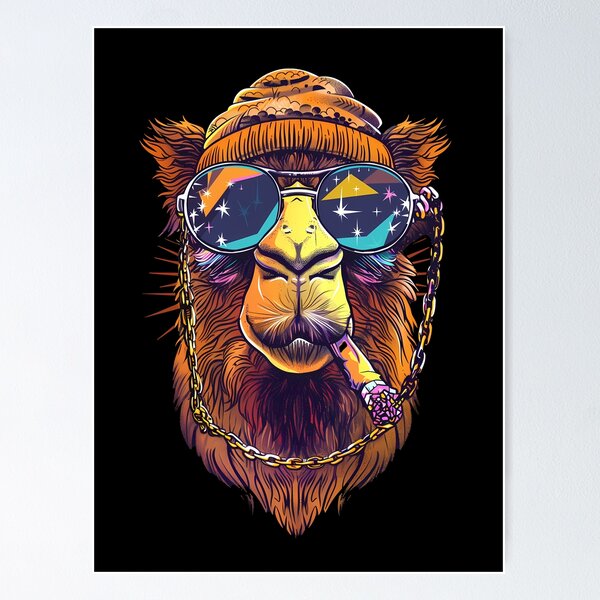 Item preview, Cool Camel Vibes – Hipster Desert Attitude designed and sold by Ipek Morel.