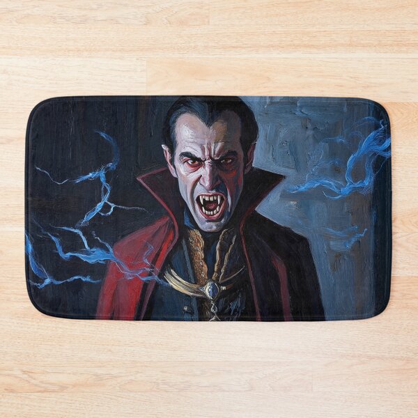 Item preview, Evil Vampire Dracula Haunted House Creepy Portrait all art Halloween designed and sold by Vintage Designs +.
