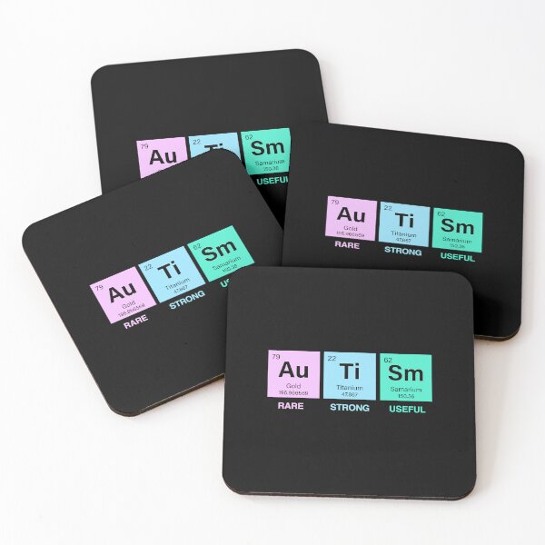 Item preview, Celebrate Autism with Periodic Elements Neurodiverse  designed and sold by w1ckerman.