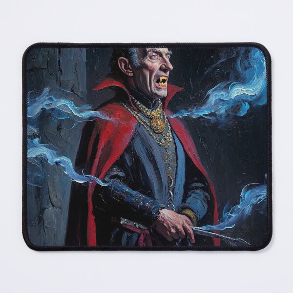 Item preview, Evil Vampire Dracula Haunted House Creepy Portrait all art Halloween designed and sold by Vintage Designs +.