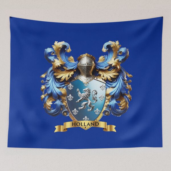 Item preview, Holland Family Crest – English Heraldic Coat of Arms designed and sold by Highlandkings.