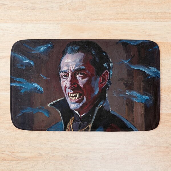 Item preview,  Evil Vampire Dracula Haunted House Creepy Portrait all art Halloween designed and sold by Vintage Designs +.