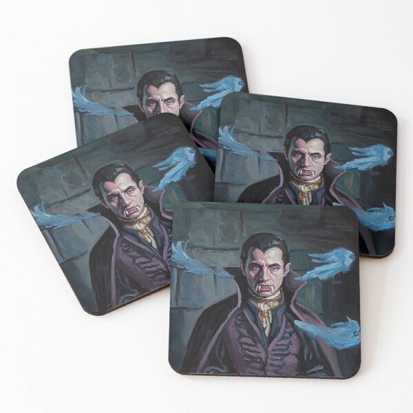Item preview, Evil Vampire Dracula Haunted House Creepy Portrait all art Halloween designed and sold by Vintage Designs +.