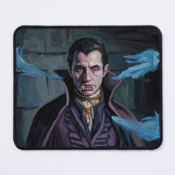 Item preview, Evil Vampire Dracula Haunted House Creepy Portrait all art Halloween designed and sold by Vintage Designs +.