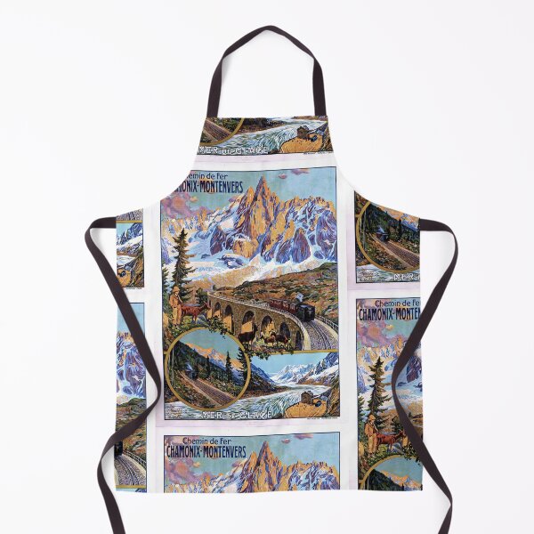 Item preview, Vintage ChamonixTravel poster designed and sold by stevepaint.