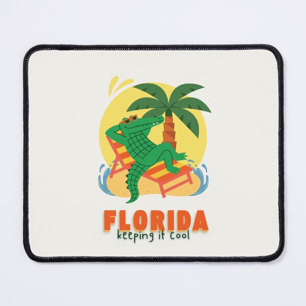 Item preview, Florida Gator Chilling, Relaxing Cool Alligator Retro designed and sold by arowh.