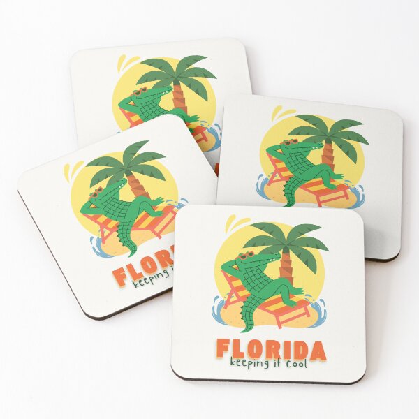 Item preview, Florida Gator Chilling, Relaxing Cool Alligator Retro designed and sold by arowh.