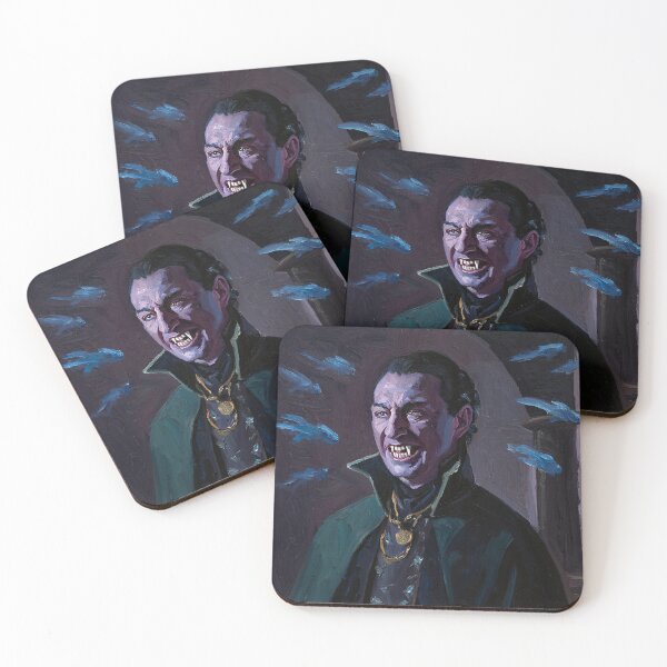 Item preview, Evil Vampire Dracula Haunted House Creepy Portrait all art Halloween designed and sold by Vintage Designs +.