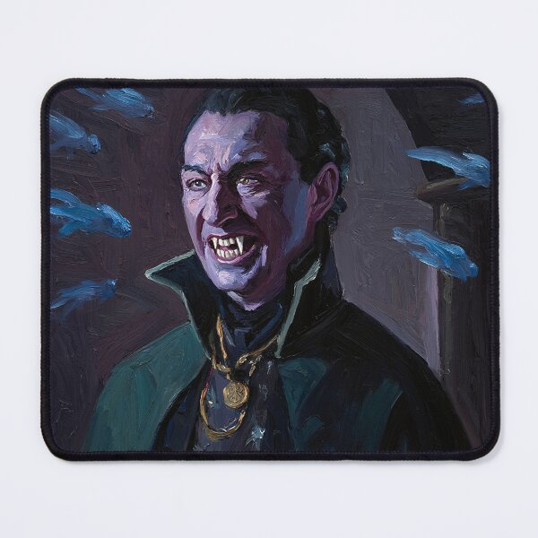 Item preview, Evil Vampire Dracula Haunted House Creepy Portrait all art Halloween designed and sold by Vintage Designs +.