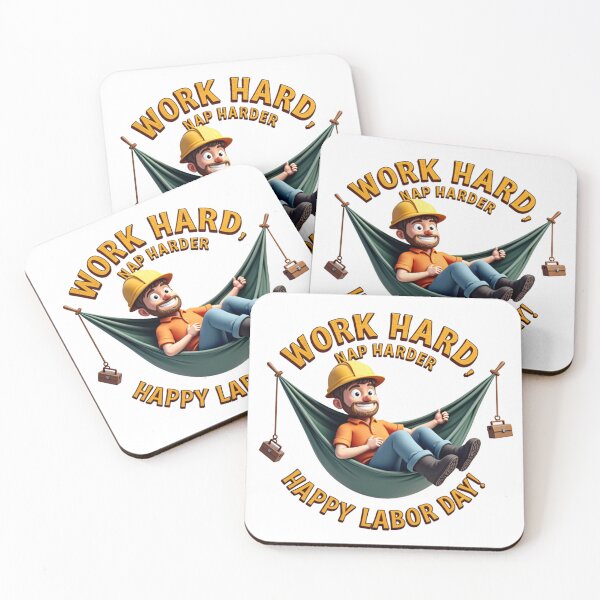 Item preview, Work Hard Nap Harder Funny Labor Day – Lazy Worker Gift Idea designed and sold by Katedesignz.