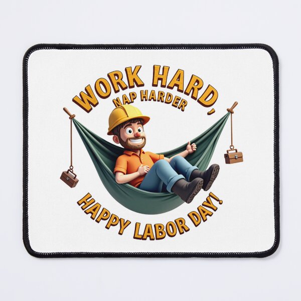 Item preview, Work Hard Nap Harder Funny Labor Day – Lazy Worker Gift Idea designed and sold by Katedesignz.