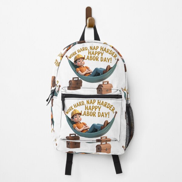 Item preview, Work Hard Nap Harder Funny Happy Labour Day – Lazy Worker Gift Idea designed and sold by Katedesignz.