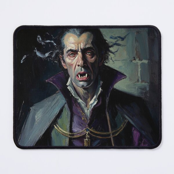 Item preview, Evil Vampire Dracula Haunted House Creepy Portrait all art Halloween designed and sold by Vintage Designs +.