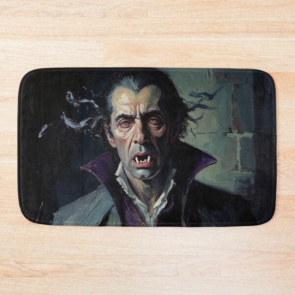 Item preview,  Evil Vampire Dracula Haunted House Creepy Portrait all art Halloween designed and sold by Vintage Designs +.