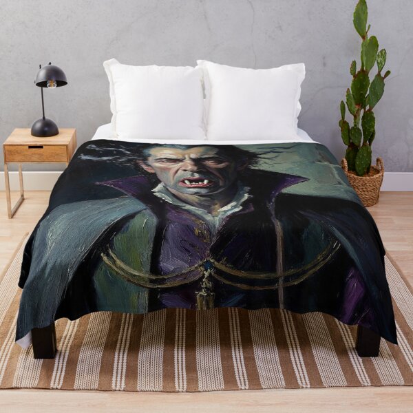 Item preview, Evil Vampire Dracula Haunted House Creepy Portrait all art Halloween designed and sold by Vintage Designs +.