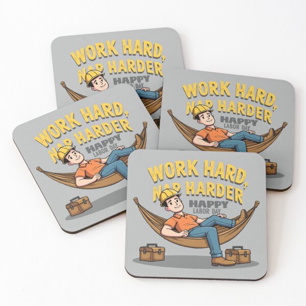 Item preview, Work Hard Nap Harder Funny Labor Day – Lazy Worker Gift Idea designed and sold by Katedesignz.