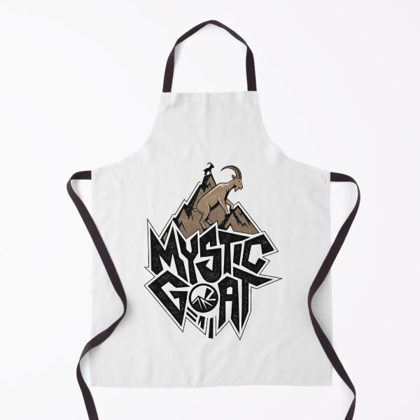 Artikelvorschau, Mystic Goat Mountain Logo – Retro-Abenteuer-Wildtier-Illustration entworfen und verkauft von Mystikos Art.