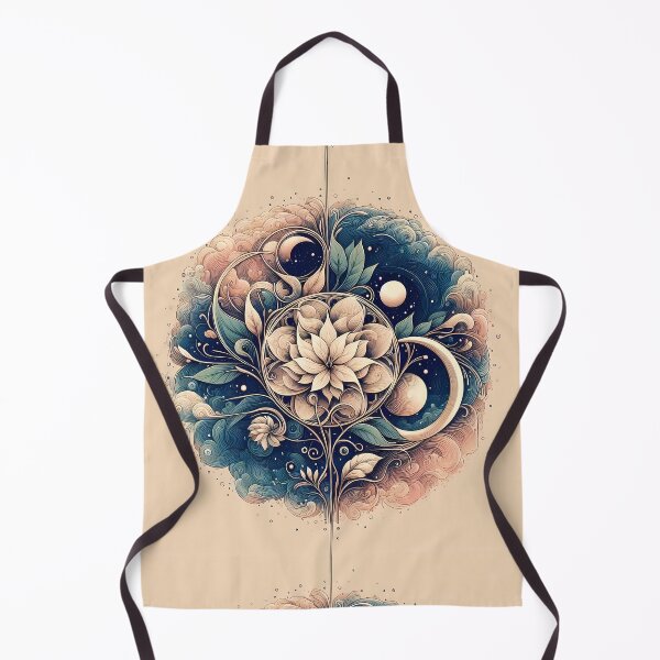 Artikelvorschau, „Celestial Bloom – Mystische florale Mondkunst“ entworfen und verkauft von Istyak7.
