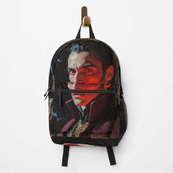 Item preview, Evil Vampire Dracula Haunted House Creepy Portrait all art Halloween designed and sold by Vintage Designs +.