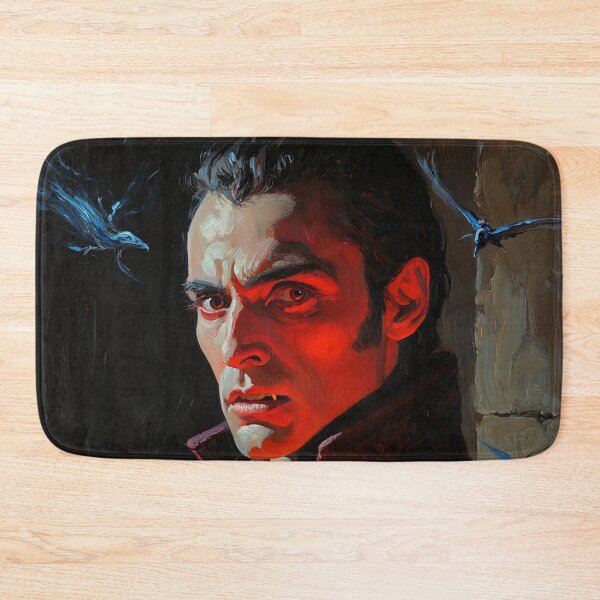 Item preview, Evil Vampire Dracula Haunted House Creepy Portrait all art Halloween designed and sold by Vintage Designs +.