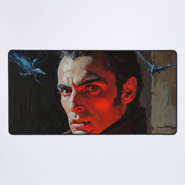 Item preview, Evil Vampire Dracula Haunted House Creepy Portrait all art Halloween designed and sold by Vintage Designs +.
