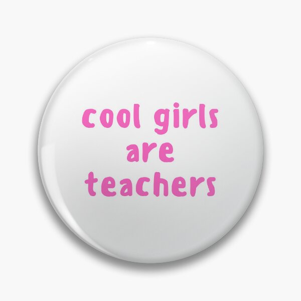 Item preview, Cool Girls Are Teachers - Pink Text designed and sold by misshinmiddle.