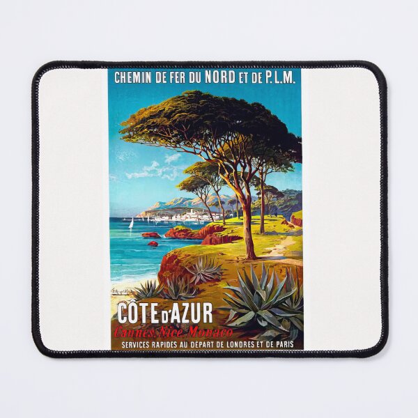 Item preview, Vintage Cote d AzureTravel poster designed and sold by stevepaint.
