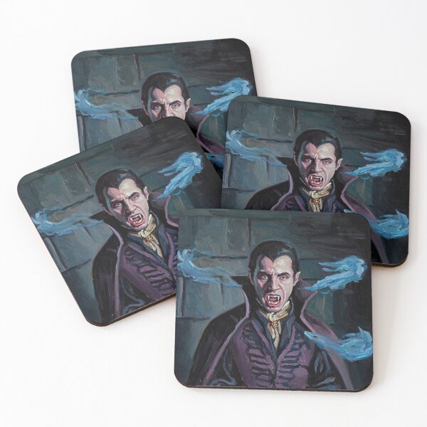 Item preview, Evil Vampire Dracula Haunted House Creepy Portrait all art Halloween designed and sold by Vintage Designs +.