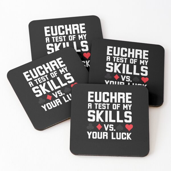 Item preview, Euchre a test of my skills vs your luck funny euchre player designed and sold by snowry.