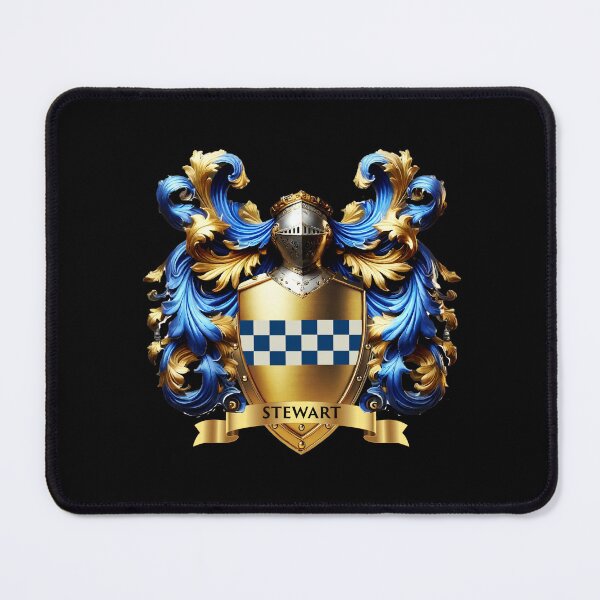 Item preview, Stewart Family Crest – Scottish Royal Coat of Arms designed and sold by Highlandkings.