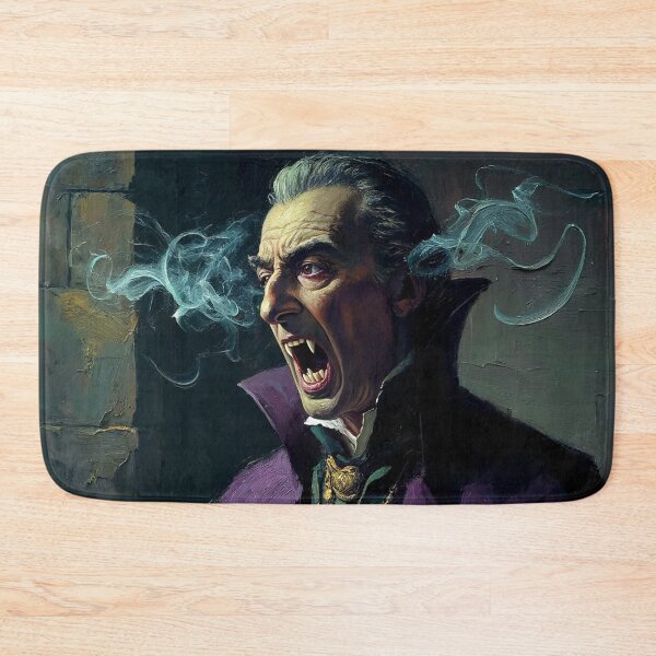 Item preview,  Evil Vampire Dracula Haunted House Creepy Portrait all art Halloween designed and sold by Vintage Designs +.