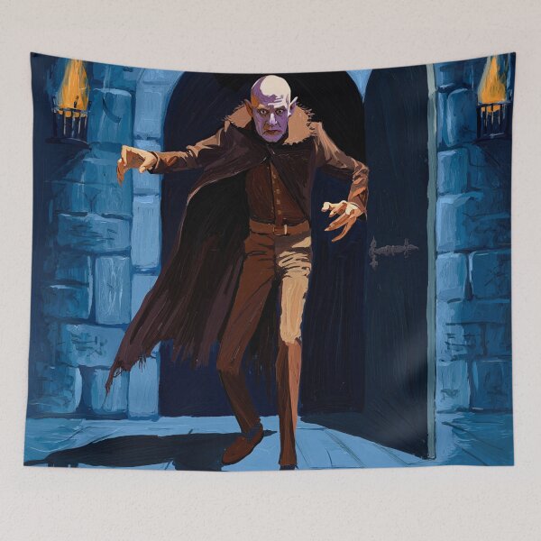 Item preview, Nosferatu the Vampire vintage style halloween illustration designed and sold by Vintage Designs +.