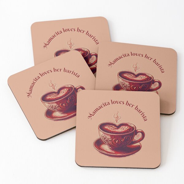 Item preview, Mamacita Loves Her Barista - Funny Gift For Mothers Day designed and sold by DemureArtsy.