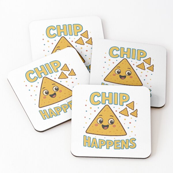 Item preview, Chip Happens Funny Nacho Pun designed and sold by Kybruno's Creations.