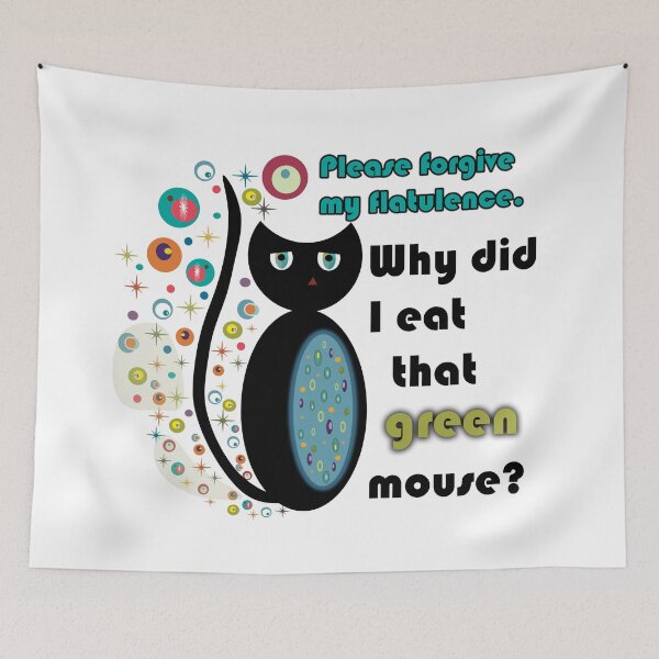 Item preview, Don't Eat Green Mice designed and sold by WandaRichards.