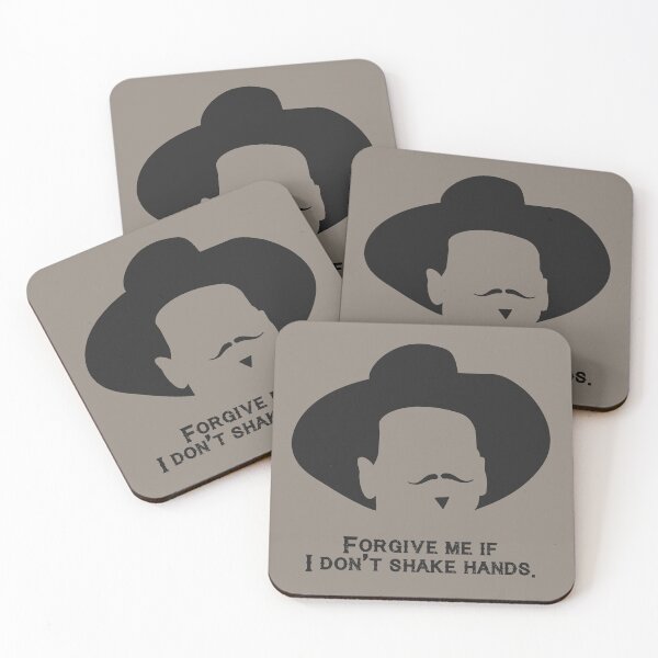 Item preview, Tombstone: Forgive me if I don't shake hands. designed and sold by muskitt.