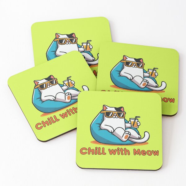 Item preview, Chill with Meow designed and sold by winaidigidesign.