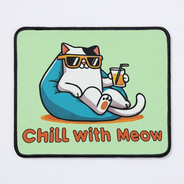 Item preview, Chill with Meow designed and sold by winaidigidesign.