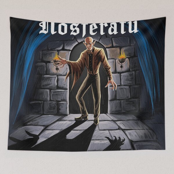 Item preview, Nosferatu the Vampire vintage style halloween illustration designed and sold by Vintage Designs +.