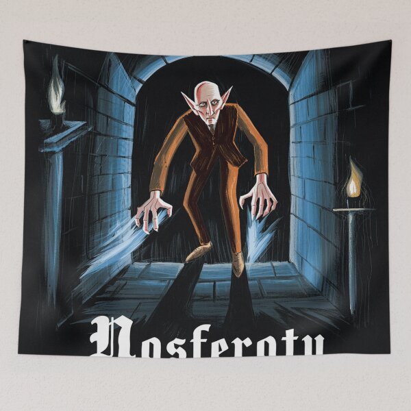 Item preview,  Nosferatu the Vampire vintage style halloween illustration designed and sold by Vintage Designs +.