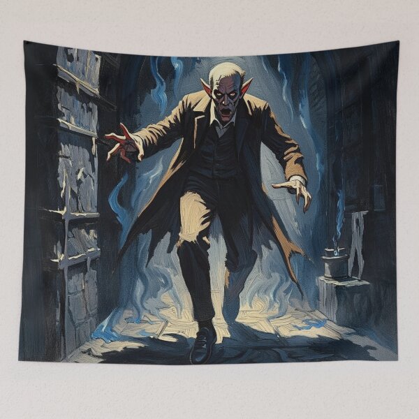 Item preview,  Nosferatu the Vampire vintage style halloween illustration designed and sold by Vintage Designs +.