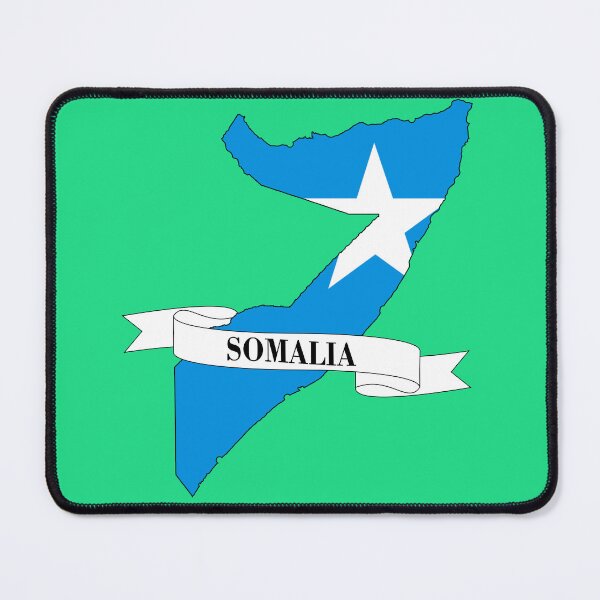 Item preview, Flag map of Somalia designed and sold by visual adventures.