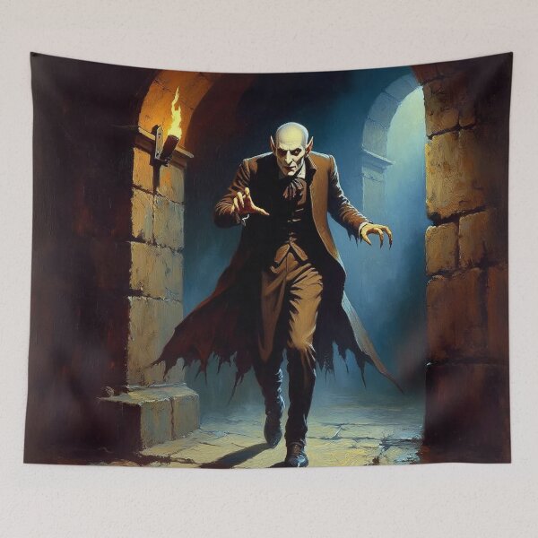 Item preview, Nosferatu the Vampire vintage style halloween illustration designed and sold by Vintage Designs +.