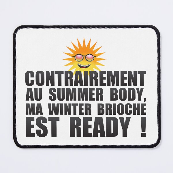 Item preview, summer body winter brioche ready humor sun joke quote slogans designed and sold by Achille3777.